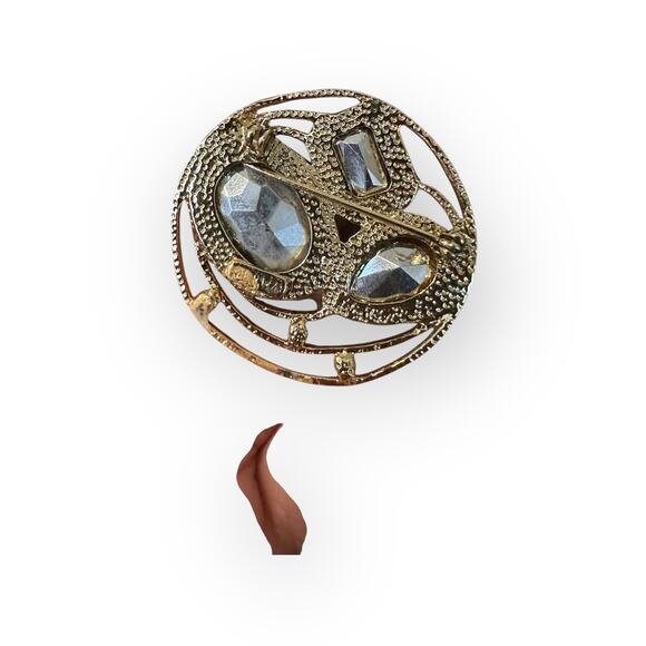 Luca Razza Vintage Gem Brooch Pin - Picture 2 of 4